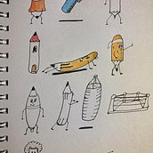 My project for course: The Art of Sketching: Transform Your Doodles into Art. Traditional illustration, Pencil Drawing, Drawing, and Sketchbook project by jgusma - 05.26.2022