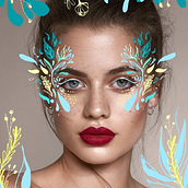 Mi proyecto del curso: Filtros ilustrados para Facebook e Instagram Stories. 3D, Social Media, Digital Illustration, Instagram, 3D Design, and Social Media Design project by linacaldas - 05.27.2022