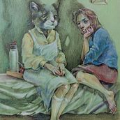 Confesionario. Un proyecto de Ilustración tradicional, Dibujo a lápiz, Dibujo artístico, Dibujo con lápices de colores, Pintura y Diseño de Carmen Lucía Arango - 27.05.2022