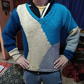 Mi proyecto del curso: Diseño y tejido de prendas con la técnica de intarsia. Un projet de St, lisme, Art textile, DIY, Tricot , et Design textile de Rayen Del Pino - 27.05.2022