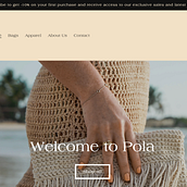 Tienda online Pola Tulum www.polatulum.com. Un progetto di Web design, Web development, Marketing digitale, E-commerce, Sviluppo No-Code e Business di Glòria Farran Soler - 03.05.2022