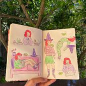 Meu projeto do curso: Criação de personagens a partir de desenhos de observação . % Ana Julia Silveira tarafından hazırlanan Geleneksel illüstras, on, Karakter Tasarımı, Çizim, Ve Eskiz defteri projesi - 05.27.2022