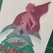 Meu projeto do curso: Pintura negativa em aquarela para ilustração infantil. Traditional illustration, Watercolor Painting, Painting, Pencil Drawing, Children's Illustration, and Narrative project by Cristina Caggiano C - 05.21.2022