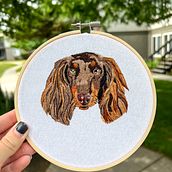 Mi proyecto del curso: Needle painting para principiantes. Un progetto di Ricamo, Illustrazione naturalistica e Textile Design di Melissa García - 27.05.2022