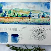 Mi proyecto del curso: Cuaderno de viaje en acuarela. Un progetto di Illustrazione tradizionale, Pittura ad acquerello, Illustrazione architettonica e Sketchbook di Liliana Donato - 28.05.2022