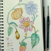 Mi proyecto del curso: Acuarela realista para composiciones botánicas. Un progetto di Illustrazione tradizionale, Pittura, Disegno, Pittura ad acquerello e Illustrazione botanica di Liliana Donato - 28.05.2022