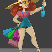 My project for course: Digital Painting for Characters: Color and Light. Traditional illustration, Character Design, Digital Illustration, and Digital Painting project by Jei - 05.28.2022