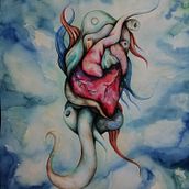 Mi proyecto del curso: Técnicas aplicadas de ilustración en acuarela. Traditional illustration, Fine Arts, Painting, and Watercolor Painting project by Garfias Maria - 05.30.2022