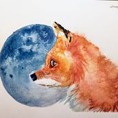 My project for course: Expressive Animal Portraits in Watercolor Ein Projekt aus dem Bereich Traditionelle Illustration, Aquarellmalerei, Realistische Zeichnung und Naturalistische Illustration von James Clapper - 30.05.2022