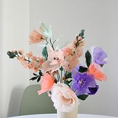 Mon projet du cours : Décor floral : compositions joyeuses et colorées. Interior Design, L, scape Architecture, Decoration, DIY, Floral, and Plant Design project by Claire Ginestoux - 05.30.2022