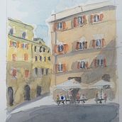 Il mio progetto del corso: Tecniche moderne di acquerello paesaggistico. Un projet de Peinture , et Aquarelle de dbphotos75 - 30.05.2022