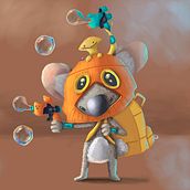 Meu projeto do curso: Pintura digital de personagens: ilustre com luz e cor. Traditional illustration, Character Design, Digital Illustration, and Digital Painting project by nyanpazoy - 05.30.2022
