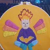 My project for course: Contemporary Embroidery With Traditional Mexican Needlework. Arts, Crafts, Embroider, Fiber Arts, and Textile Design project by clockworkmagpie - 05.31.2022