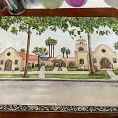 My project for course: Urban Sketching: Express Your World in a New Perspective. Un progetto di Illustrazione tradizionale, Bozzetti, Disegno, Pittura ad acquerello, Illustrazione architettonica e Sketchbook di childscheryl - 31.05.2022