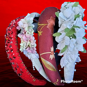 Mi proyecto del curso: Diseño de accesorios: confecciona tu colección de diademas. Accessor, Design, Fashion Design, and Sewing project by Maria de Lourdes de la Cueva - 05.19.2022