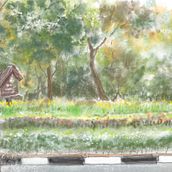 My project for course: Expressive Architectural Sketching with Colored Markers. Sketching, Drawing, Architectural Illustration, Sketchbook & Ink Illustration project by Chia Kwek Fah - 03.27.2022