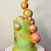 My project for course: Cake Design: Modern Decorating Techniques. Design, and DIY project by sawsan_tarabah - 05.31.2022