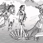 My project for course: Basic Principles of Drawing People from Imagination. Traditional illustration, Fine Arts, Sketching, Pencil Drawing, Drawing, Artistic Drawing, and Figure Drawing project by pascalle.loef - 05.31.2022