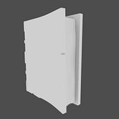 Libro de utileria modelado en Maya. Projekt z dziedziny  Modelowanie 3D użytkownika Lyana Villalba - 20.05.2022