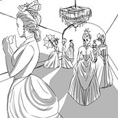 Gilded age. Traditional illustration, Fine Arts, Sketching, Pencil Drawing, Drawing, Artistic Drawing, and Figure Drawing project by Lama Kamal - 05.30.2022