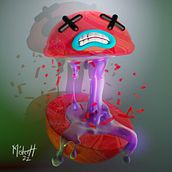 Mi proyecto del curso: Creación de personajes con ZBrush y Cinema4D. Un progetto di 3D, Character design, Modellazione 3D e Character design 3D di HAROLDO BAUTE - 31.05.2022