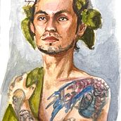 My project for course: Watercolor Portraits: Capture a Model's Personality. Painting, Watercolor Painting, and Portrait Drawing project by Ismael Garrido - 06.01.2022