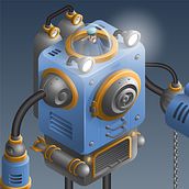 Mi proyecto del curso: Ilustración vectorial isométrica desde cero Ein Projekt aus dem Bereich Grafikdesign, Vektorillustration und Digitale Illustration von Samir Chabeldin - 31.05.2022