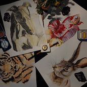 Animalario Fantástico :D  . Traditional illustration, Fine Arts, Watercolor Painting, and Naturalistic Illustration project by Aldo Ríos Mendoza - 06.01.2022