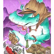 Ilustración tradicional. Traditional illustration, Ink Illustration, Editorial Illustration, Watercolor Painting, Acr, and lic Painting project by Alex Batlle - 06.01.2022