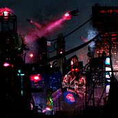 Mi primer concept de una ciudad cyberpunk . % nexodar tarafından hazırlanan Geleneksel illüstras, on, Fotoğraf Rötuşlama, Dijital İllüstras, on, Video O, unları, Ve Konsept Sanatı projesi - 06.01.2022