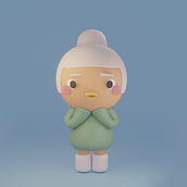 Ducky: Criação de personagens Kawaii em 3D com Blender. Un progetto di Illustrazione tradizionale, Character design, Illustrazione digitale, Modellazione 3D e Manga di _amandahardt - 26.05.2022