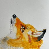 Fox from Sarah Stokes course. Un projet de Direction artistique de sue_tempest - 01.06.2022