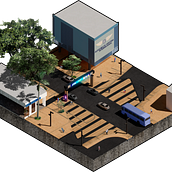 Pasavías Avenida Sexta. Un proyecto de Publicidad y Arquitectura de Carolina Delgado Quintero - 27.03.2020