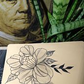 Mi proyecto del curso: Tatuaje para principiantes . Design tatuaj de Geniffer Orduz Acuña - 06.02.2022