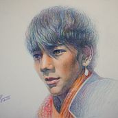 color pencil portrait. Un proyecto de Ilustración tradicional de Lu Yeduo - 31.05.2022