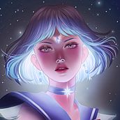 My project for course: Lighting and Color for Digital Portraits in Photoshop. Traditional illustration, Digital Illustration, and Digital Painting project by Fadziella Ibrahim - 06.01.2022