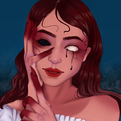 Mi proyecto del curso: Retratos digitales de fantasía con Photoshop. Traditional illustration, Drawing, Digital Illustration, Portrait Drawing, Digital Drawing, and Digital Painting project by Mari LP - 06.02.2022