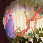 Mi proyecto del curso: Escenas atmosféricas en Procreate: pinta con colores y luces  . Ilustrație tradițională & Ilustrație digitală de Lluvia Martinez - 06.03.2022