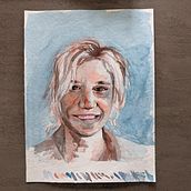 My project for course: Artistic Portrait with Watercolors. Fine Arts, Painting, Watercolor Painting, and Portrait Drawing project by lupereira - 06.03.2022