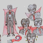 Mi proyecto del curso: Dibujo de personajes manga desde cero. Traditional illustration, Character Design, Comic, Pencil Drawing, Drawing, and Manga project by diego_zunigart - 06.03.2022