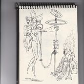 Mi proyecto del curso: Sketchbook fantástico: dibuja personajes desde la imaginación. Un proyecto de Ilustración tradicional, Creatividad, Dibujo y Sketchbook de charlesacv - 03.06.2022
