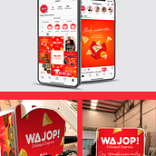 Wajop Chilaquil Express. Social Media Design, and Social Media project by Alexa Castillo - 06.03.2022