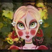 Mi proyecto del curso: Retratos digitales de fantasía con Photoshop. Traditional illustration, Drawing, Digital Illustration, Portrait Drawing, Digital Drawing, and Digital Painting project by Hanna Michelle Cuenca Paredes - 06.04.2022