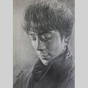pencil portrait sketch. Un proyecto de Ilustración tradicional y Bellas Artes de Lu Yeduo - 04.06.2022