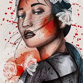 Mój projekt z kursu: Rysowanie portretów z użyciem Procreate. Traditional illustration, Digital Illustration, Portrait Drawing, and Vector Illustration project by Marta Więckowska - 06.04.2022