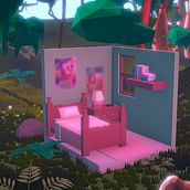 My project for course: Low Poly Set Modeling for Video Games. 3D, and 3D Modeling project by Sara Martín - 06.11.2022