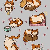 My project for course: Kawaii Illustration: Create Charming Characters. Traditional illustration, Character Design, and Manga project by Gen Cooke - 06.03.2022