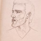 Mi proyecto del curso: Sketchbook de retrato: explora el rostro humano Ein Projekt aus dem Bereich Skizzenentwurf, Zeichnung, Porträtzeichnung, Artistische Zeichnung und Sketchbook von Alejandra - 25.05.2022