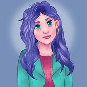 Meu projeto do curso: Retrato de personagens femininas com Procreate. Een project van Traditionele illustratie, Digitale illustratie y Digitale tekening van Hellen Tavares - 03.06.2022