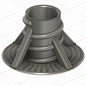 Mój projekt z kursu: Wprowadzenie do projektowania i druku 3D. 3D, Industrial Design, Product Design, 3D Modeling, and 3D Design project by Wiktor Grzybek - 06.05.2022